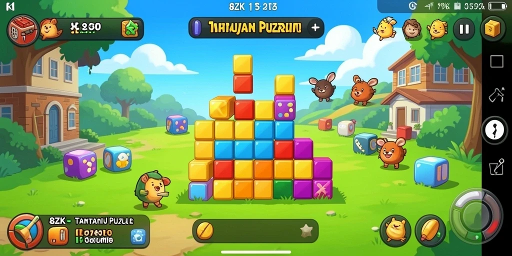 Tampilan gameplay dari 8ZK yang menarik dan menantang