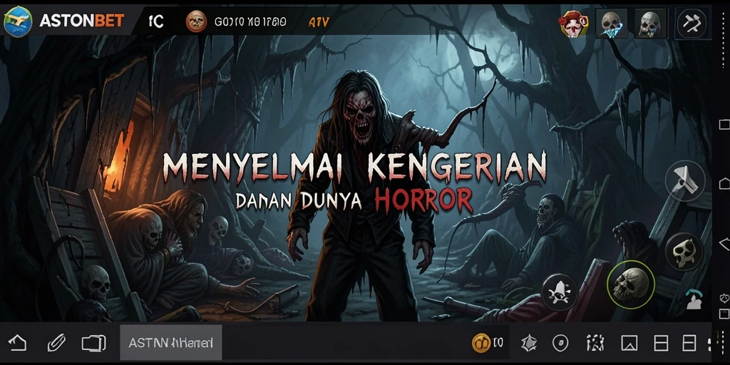 Tampilan gameplay menegangkan di dunia <strong>ASTONBET</strong> yang penuh horror.