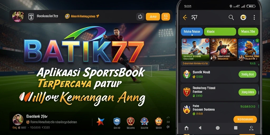Screenshot utama yang menampilkan pengalaman taruhan olahraga di BATIK77.