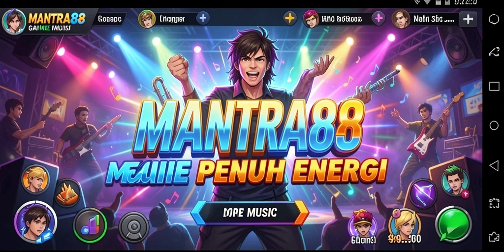 Tampilan gameplay seru dan interaktif dari MANTRA88.